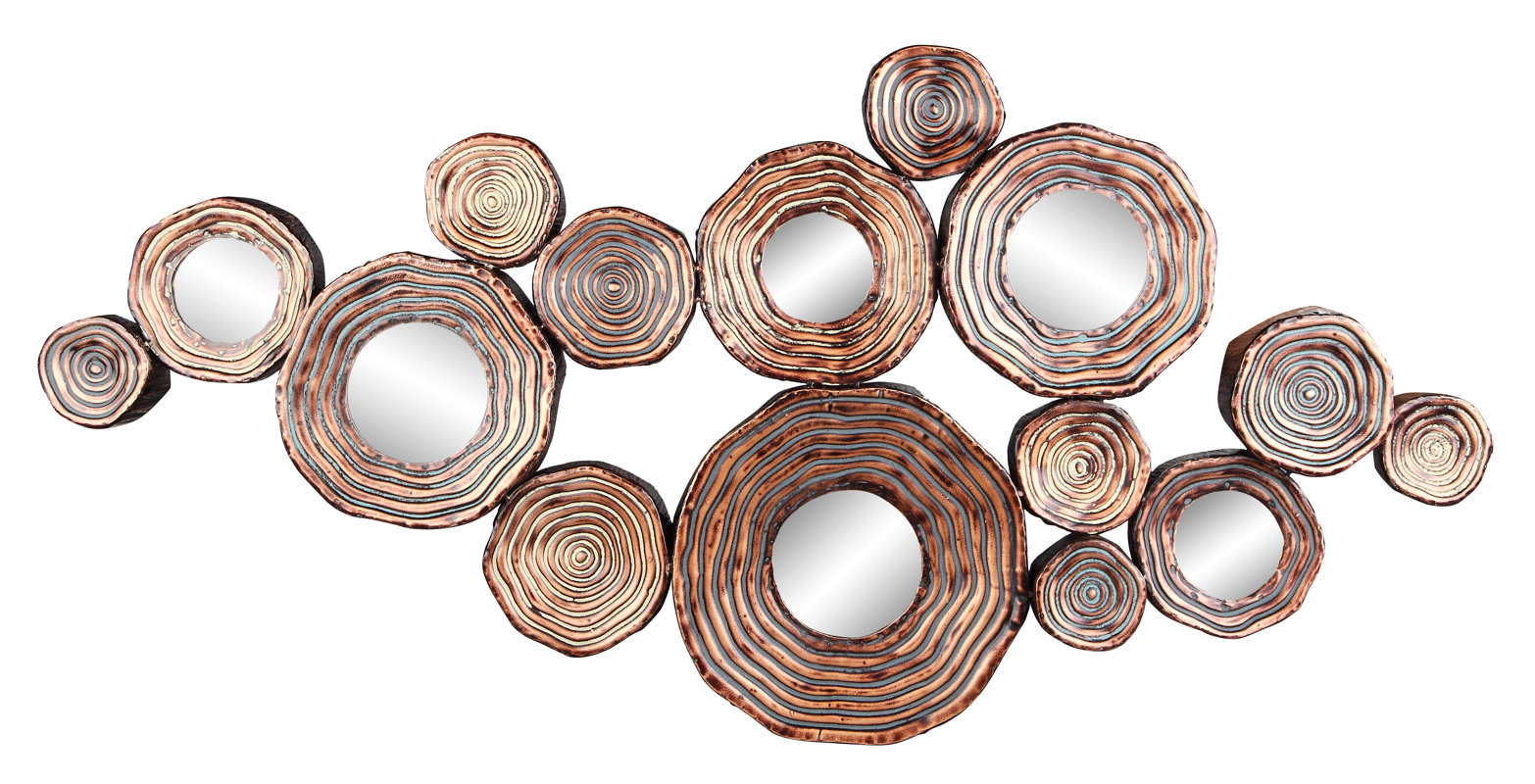 Metal Circle Wall Decor bloomsbury market circle metal and mirror cluster wall decor Metal Circle Wall Decor bloomsbury market circle metal and mirror cluster wall decor