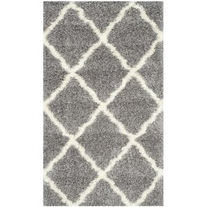 Macungie Geometric Gray Indoor Area Rug