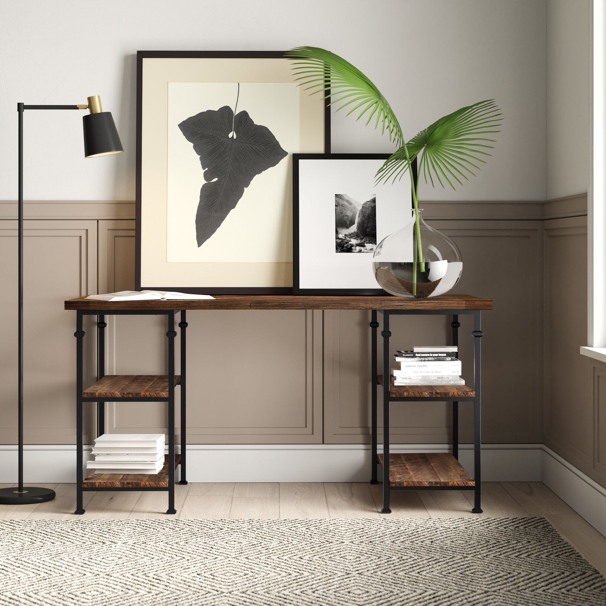 Mercury Row® Zona Solid Wood Desk & Reviews - Wayfair Canada