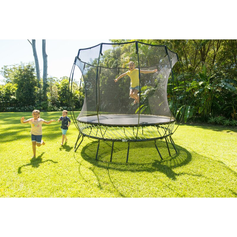 Springfreetrampoline Springfree 10 Round Trampoline With Safety