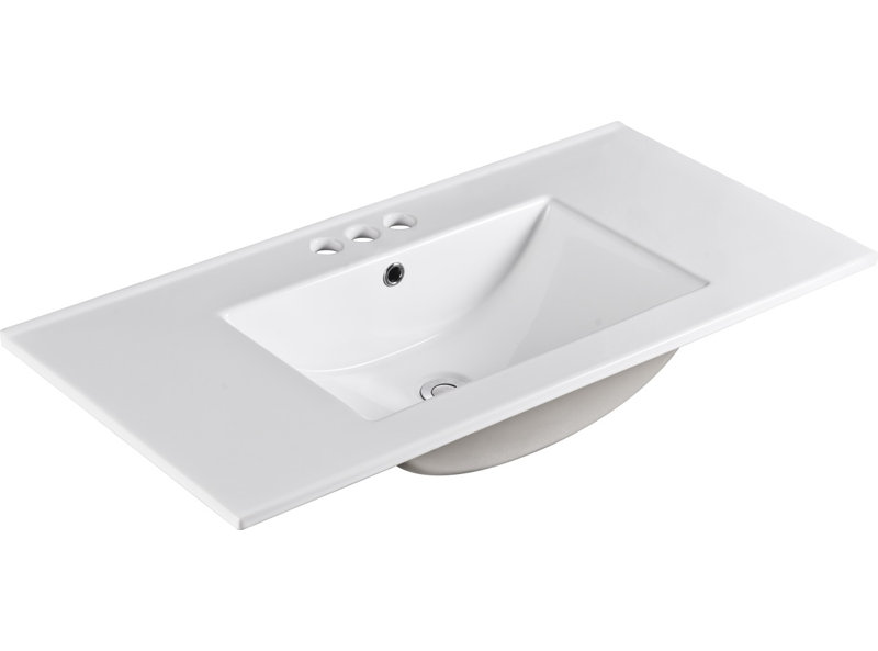 Bellaterra Home Ceramic 36 Single Bathroom Vanity Top Reviews Ceramic 36 Single Bathroom Vanity Top
