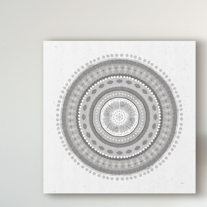 East Urban Home Suds Mandala Acrylic Painting Print On Wrapped