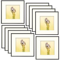 Packs of 2 12x12 Frame Ornate Gray and White Splicing Modern Time 12x12 Picture Frame Photo Frames for Wall and Tabletop Display