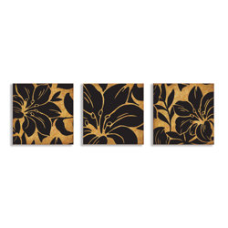Canvas Wall Art Sets stupell industries floral print 3 piece canvas wall art set | wayfair Canvas Wall Art Sets stupell industries floral print 3 piece canvas wall art set | wayfair