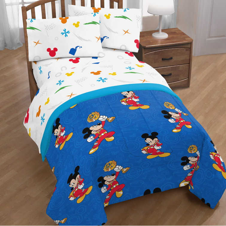 mickey mouse twin bed sheets