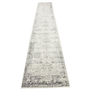 Brandt Machine Woven Gray/White Area Rug