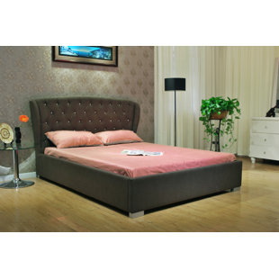 Go to store & view more images Queen Upholstered Panel Bed by Greatime