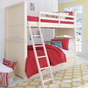 Summerset Twin Over Full Bunk Bed with Storage by LC Kids