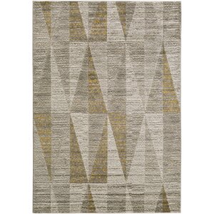 Lundgren Light Gray/Gold Area Rug