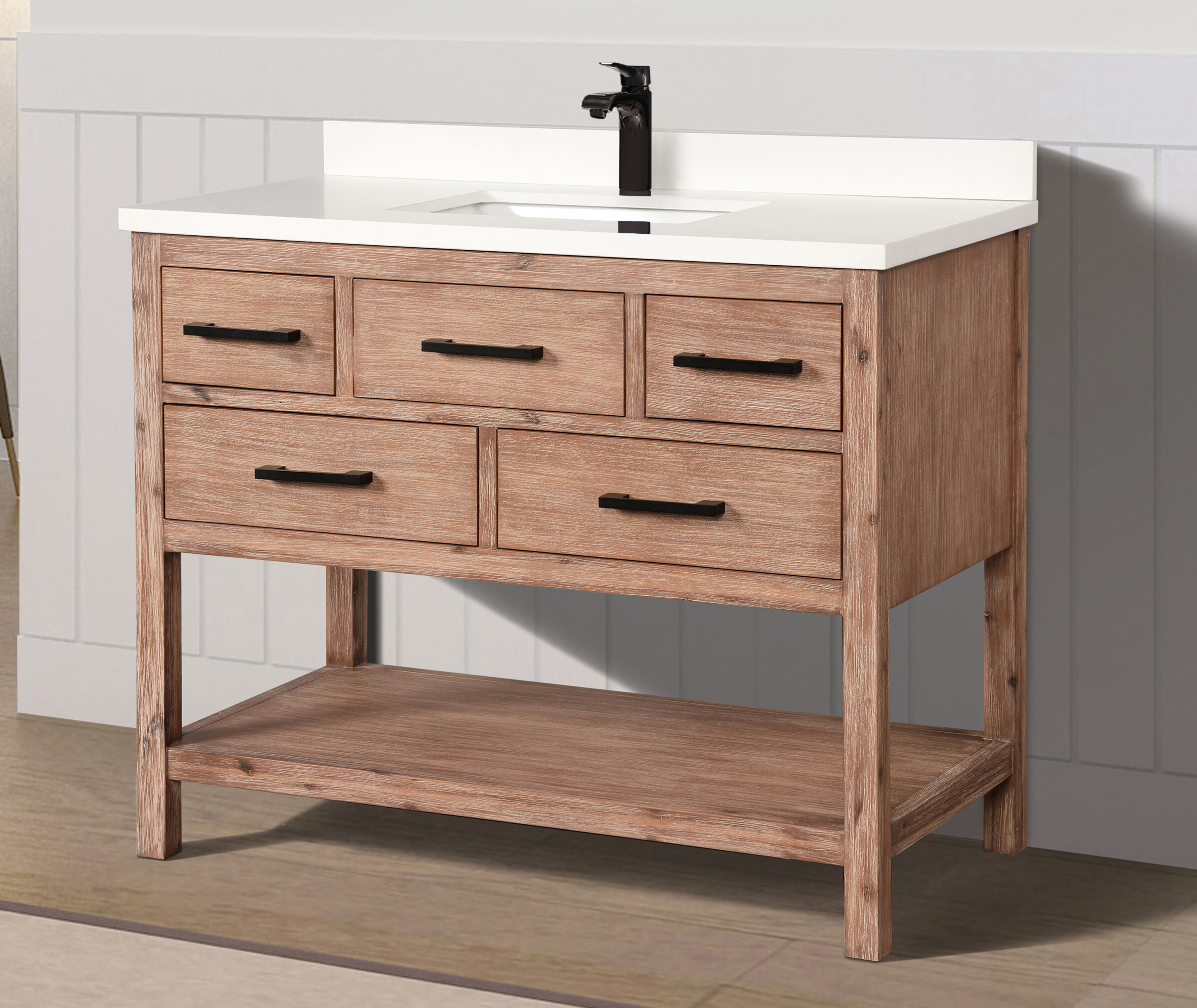 Sand Stable Chloe 42 Single Bathroom Vanity Set Reviews Wayfair