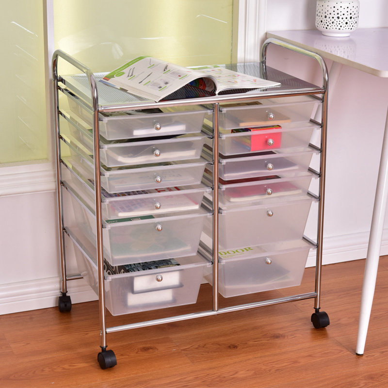 Project Tidy Mia 12 Drawer Rolling Storage Chest Wayfair