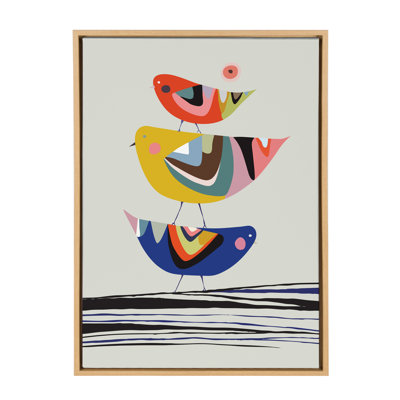 The Family Tree by Rachel Lee - Floater Frame Painting Print on Canvas