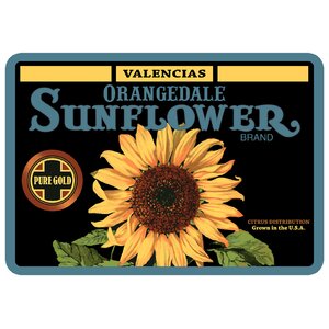 Twila Orangedale Sunflower Kitchen Mat