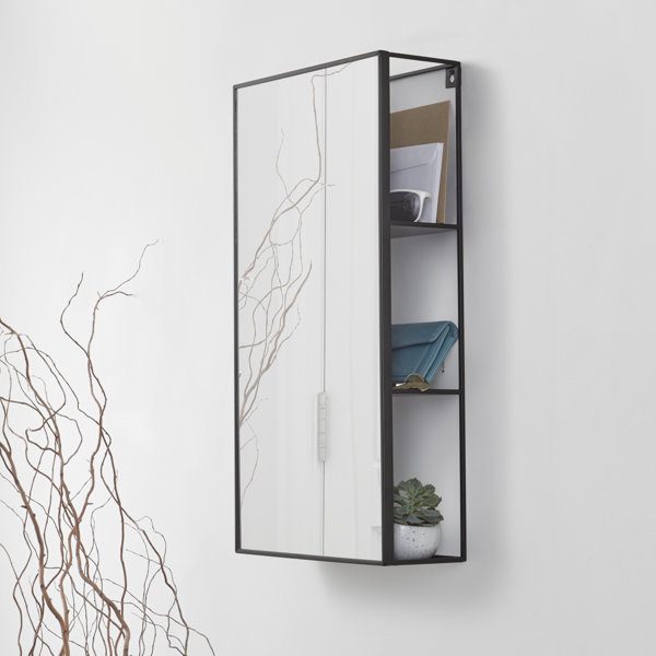 Bathroom Mirror With Shelf Wayfair Mirrors with shelves will be a popular design trend in 2021. bathroom mirror with shelf