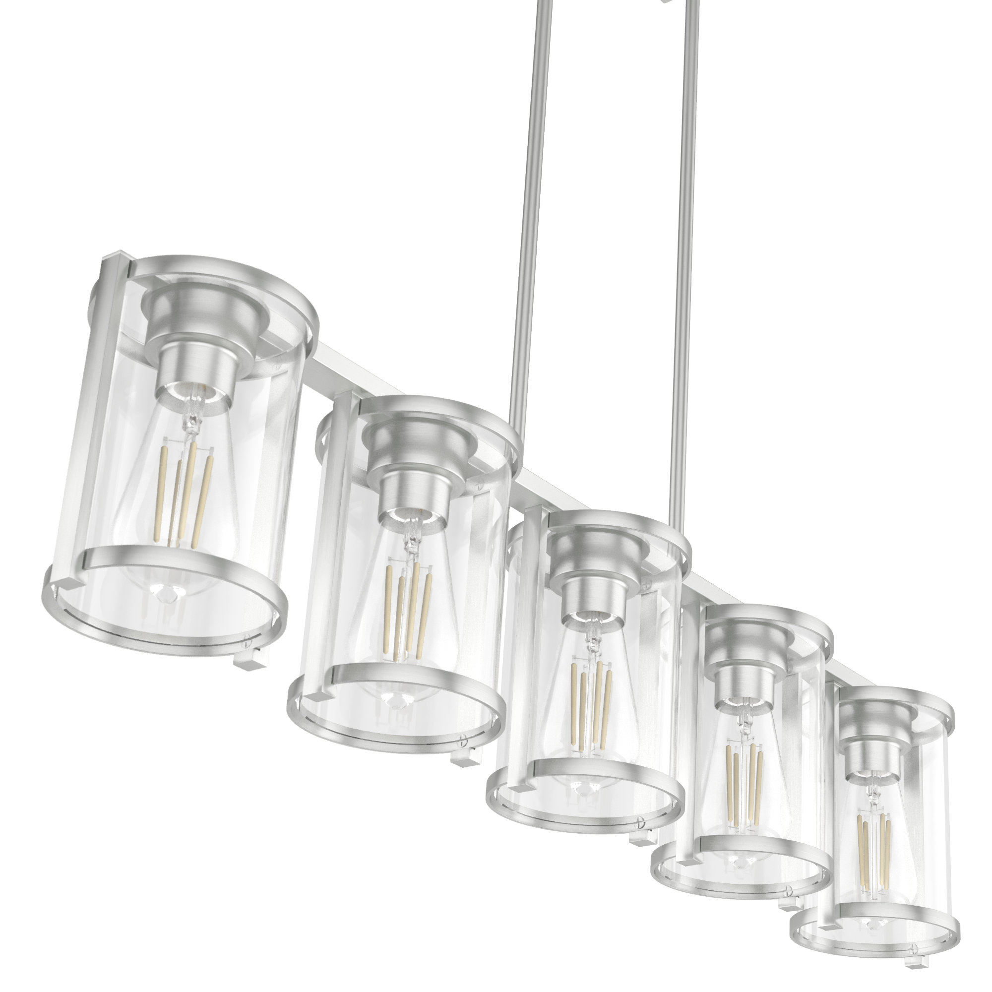 Hunter Fan Astwood 5 Light Dimmable Kitchen Island Modern Linear