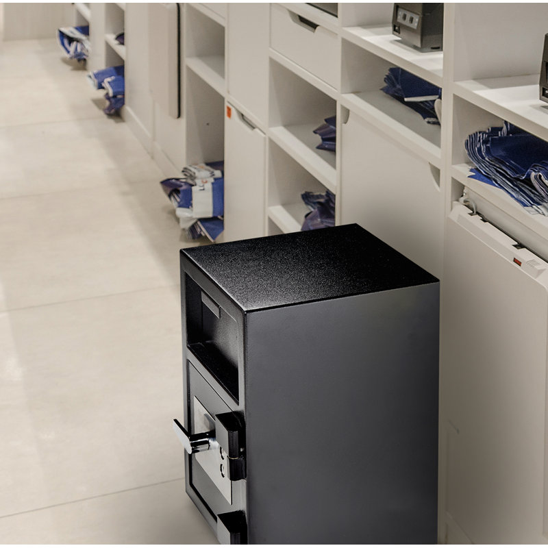 Adiroffice Drop Hopper Office Safe Box With Key Lock Wayfair
