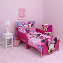 Heart Pattern Pink Bedding Set Duvet Cover+Sheet+Pillow Case Four-Piece New 