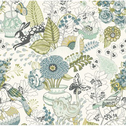 luxury floral botanical wallpaper