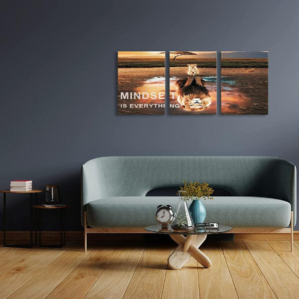 Red Barrel Studio® 3 Piece Wrapped Canvas Graphic Art | Wayfair