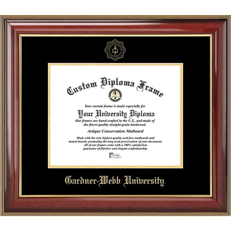 Diploma Frame Deals Gardner-Webb University Diploma Picture Frame ...