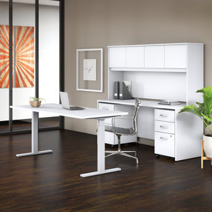Go to store & view more images Bush Business Furniture Studio C 5 Piece Desk Office Suite