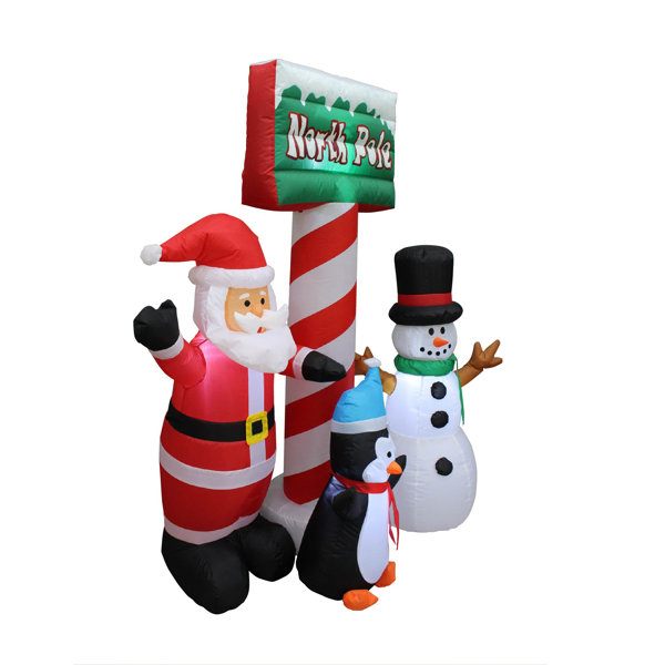 Inflatable Snowman Family Wayfair