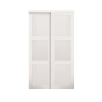 Gorgeous white accordion closet doors 72 X 80 Sliding Closet Doors Wayfair