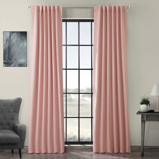 Short Light Pink Curtains Wayfair