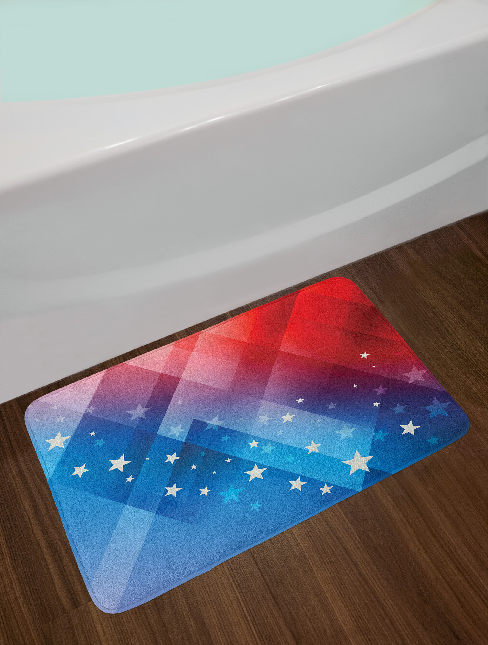 East Urban Home Ambesonne 4th Of July Bath Mat By Independence