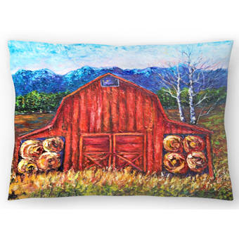 East Urban Home Bursting With Love Lumbar Pillow Wayfair