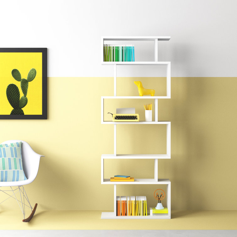 Levingston 63'' H x 24'' W Geometric Bookcase