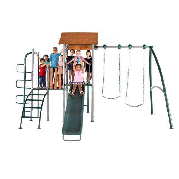 Big Ridge Heavy Duty Metal Swing Set 