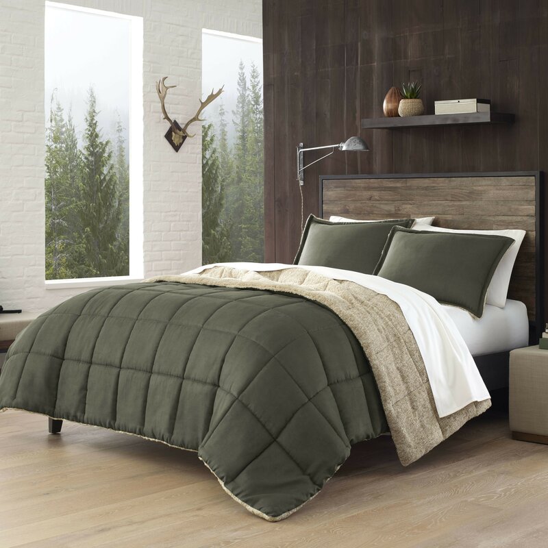 Eddie Bauer Sherwood Microsuede Reversible Comforter Set Reviews