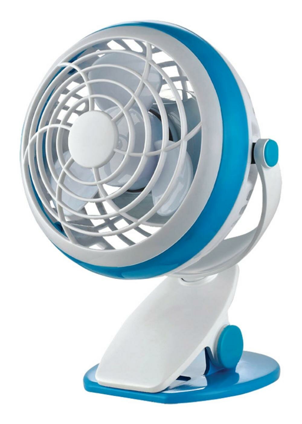 AA Battery Operated or USB Powered 3 Speed Oscillating USB Desk Fan with Adjustable Head for Office and Home not Included