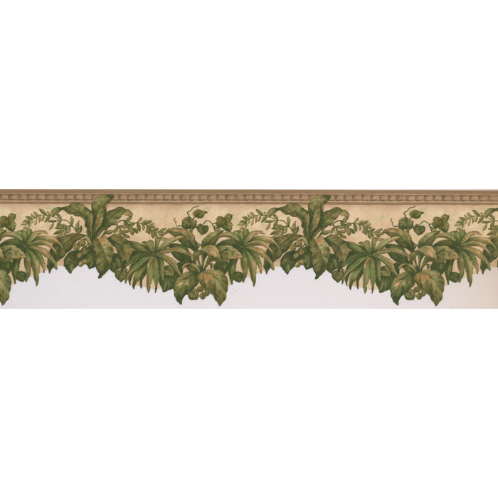 Kriebel Plants Under Ceiling Retro Design 15 L X 5 W Floral And Botanical Wallpaper Border