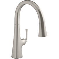 K-597-CP,VS,BL Kohler Simplice Pull Down Bar Faucet & Reviews ...