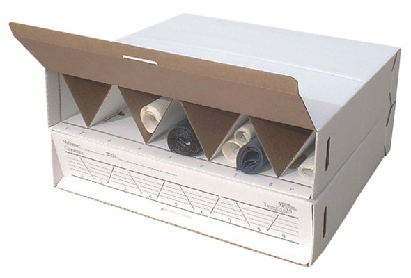 Modular Stackable Roll Filing Box