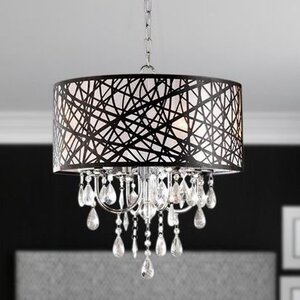 4-Light Drum Chandelier