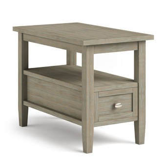 Winston Porter Oyama Solid Wood End Table With Storage Reviews Wayfair