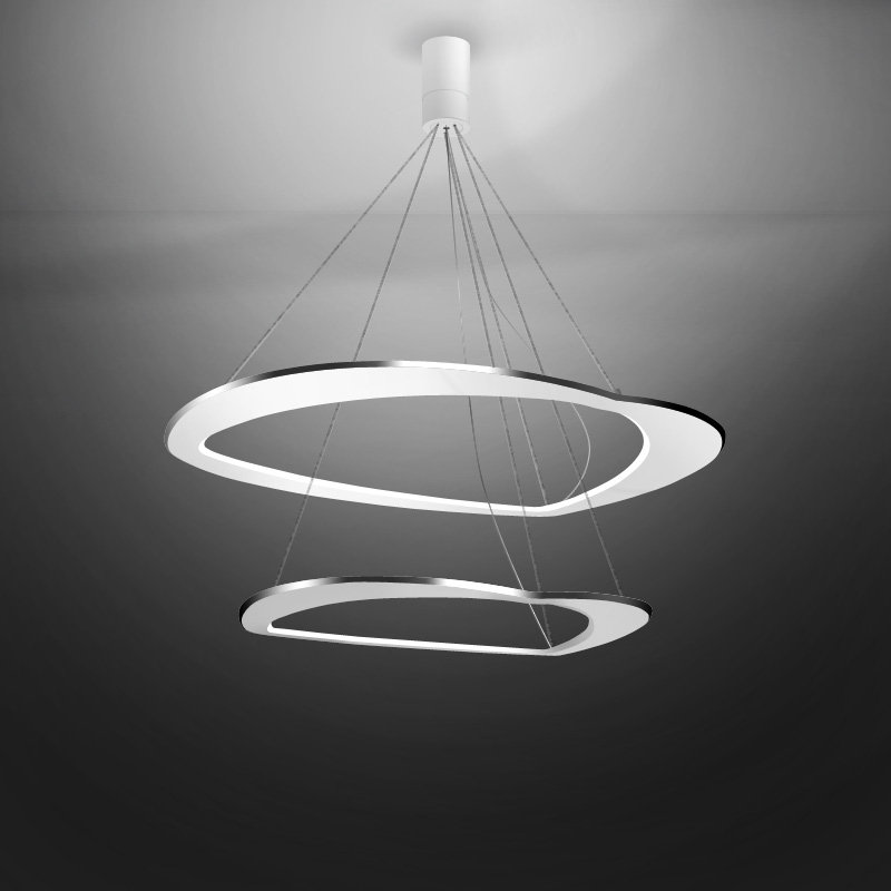 Zaneen Design Diadema 1 Light Led Unique Statement Tiered Pendant Wayfair