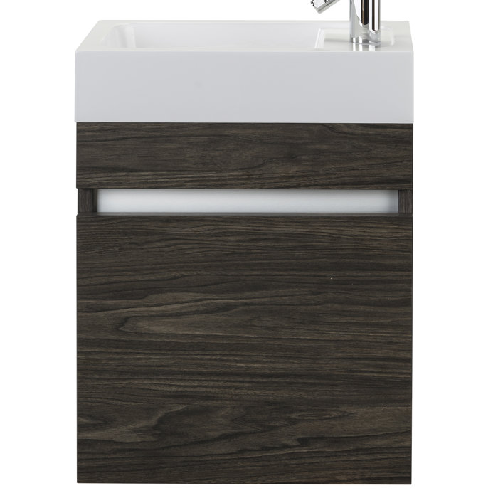 Cutler Kitchen Bath Piccolo 18 Wall Mounted Single Bathroom