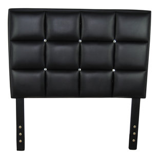Modern Twin Upholstered Panel Headboard by