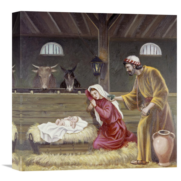 Global Gallery Nativity By Vittorio Bianchini Painting Print On