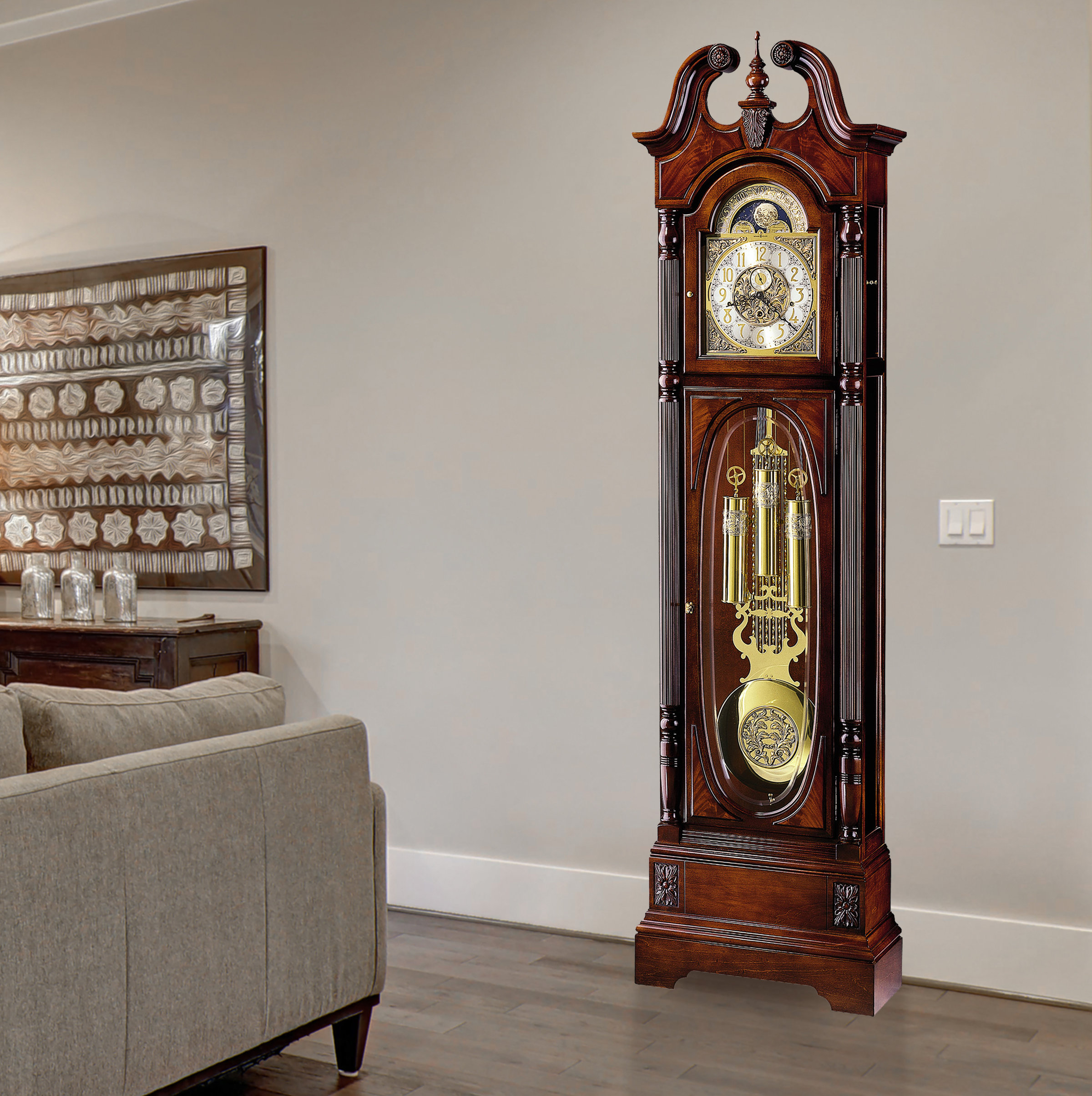 Howard Miller Stewart Anni 86.25" Grandfather Clock Wayfair