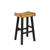 Solid Wood 30'' Bar Stool by ERF, Inc.