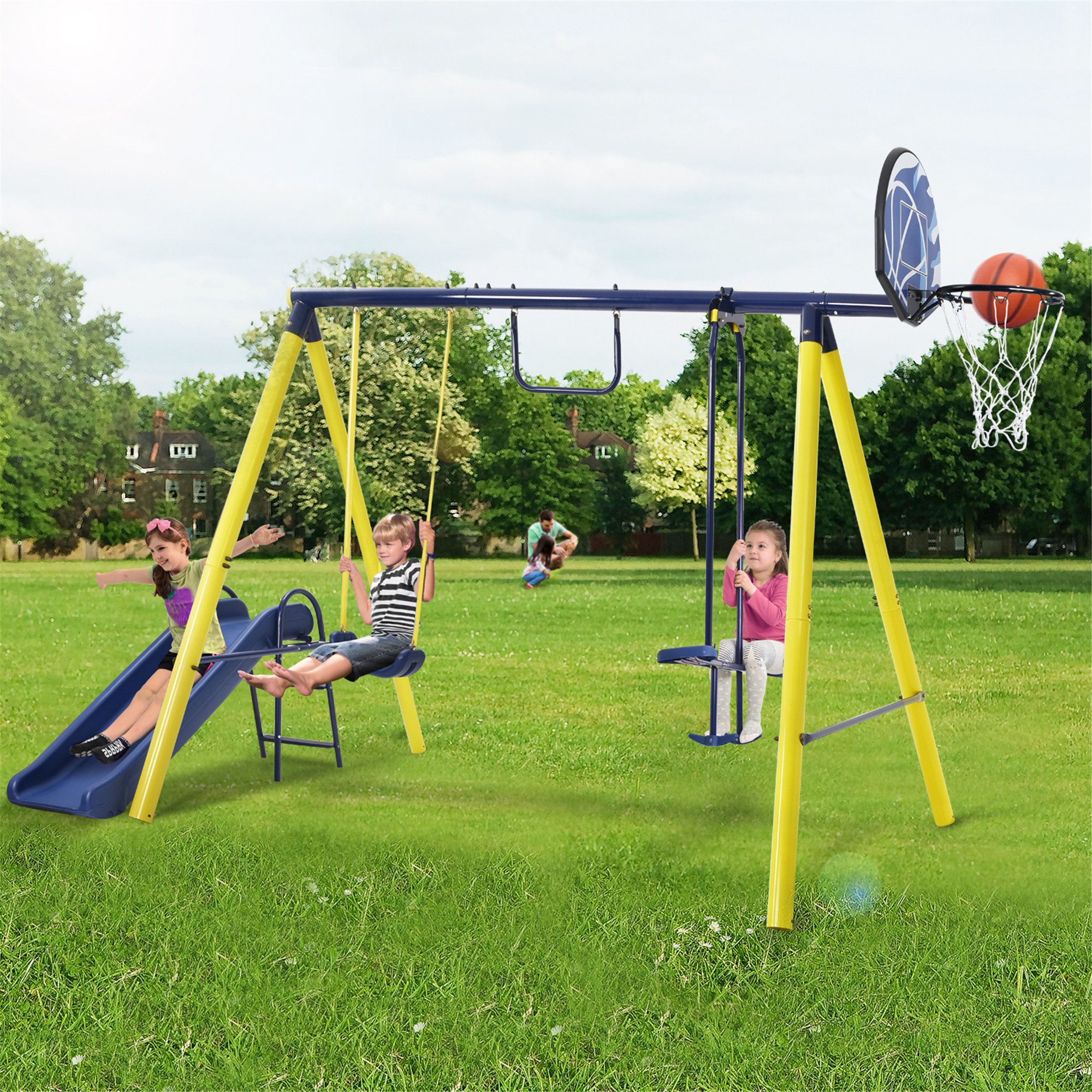 Outdoor Tolddler Swing Set 