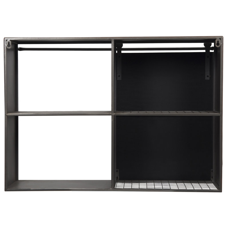 Gracie Oaks Leipzig Farmhouse Sliding Barn Door Storage Cabinet