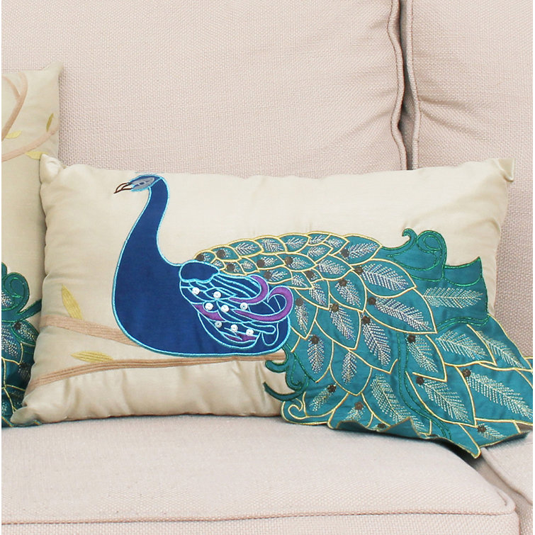 peacock pillows