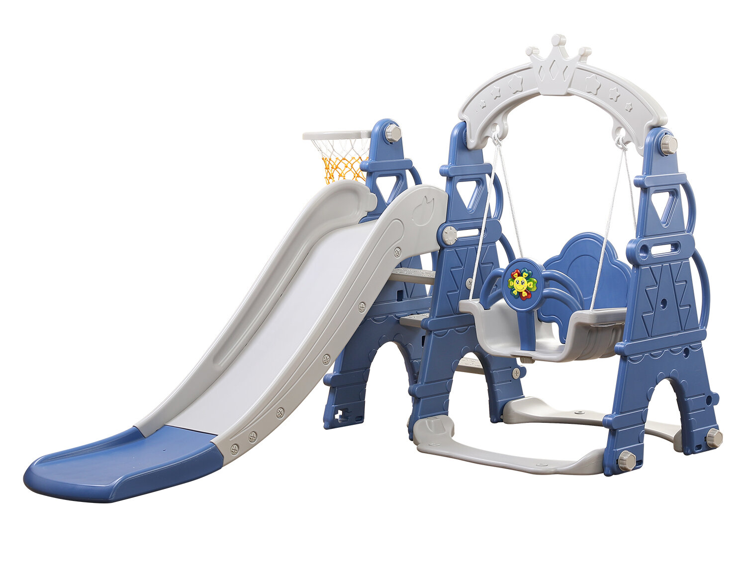 infant swing and slide set