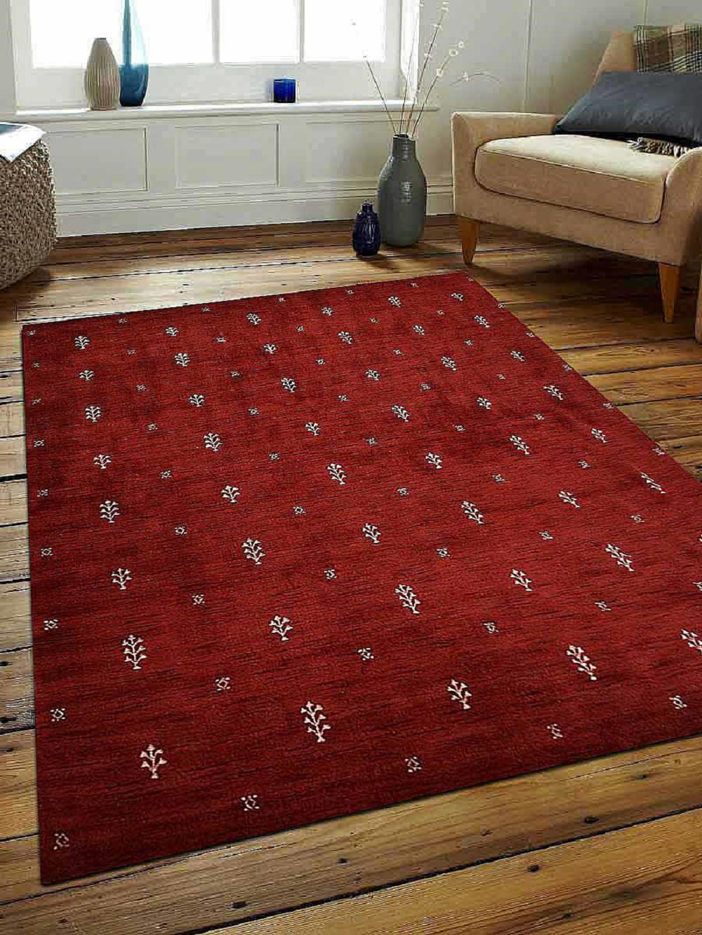 Bloomsbury Market Munoz Hand Knotted Wool Red Area Rug Reviews Wayfair